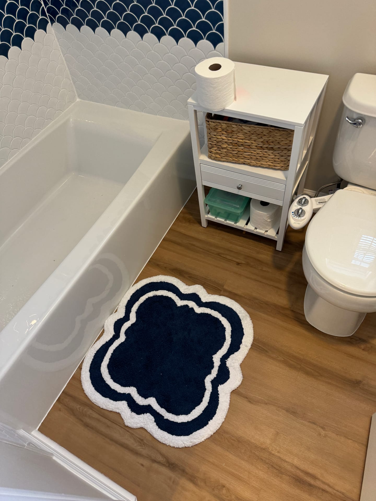 Bathroom before spa retreat